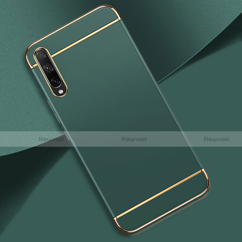 Luxury Metal Frame and Plastic Back Cover Case M01 for Huawei P smart S Green