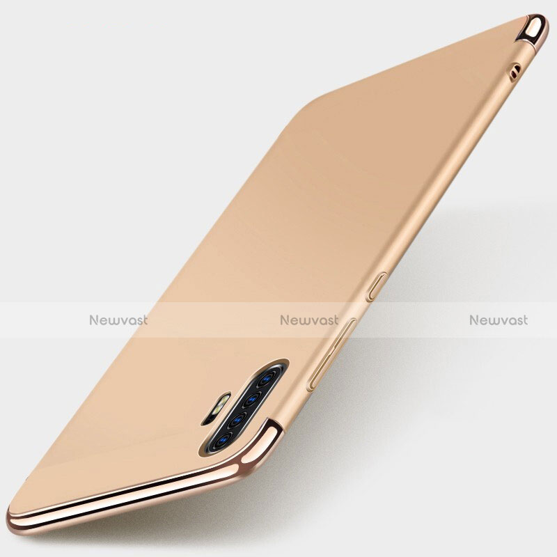 Luxury Metal Frame and Plastic Back Cover Case M01 for Huawei P30 Pro New Edition Gold