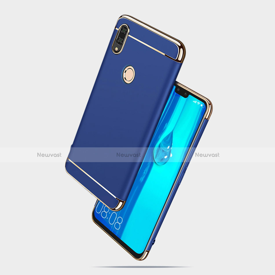 Luxury Metal Frame and Plastic Back Cover Case M01 for Huawei Y9 (2019)