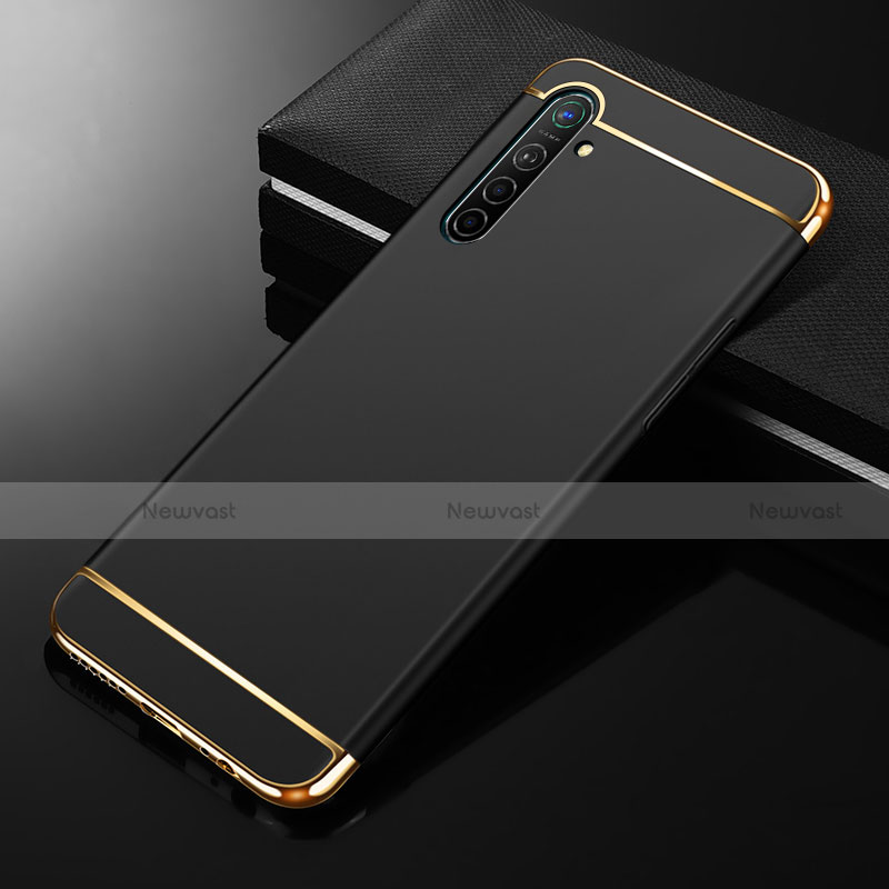 Luxury Metal Frame and Plastic Back Cover Case M01 for Oppo K5 Black