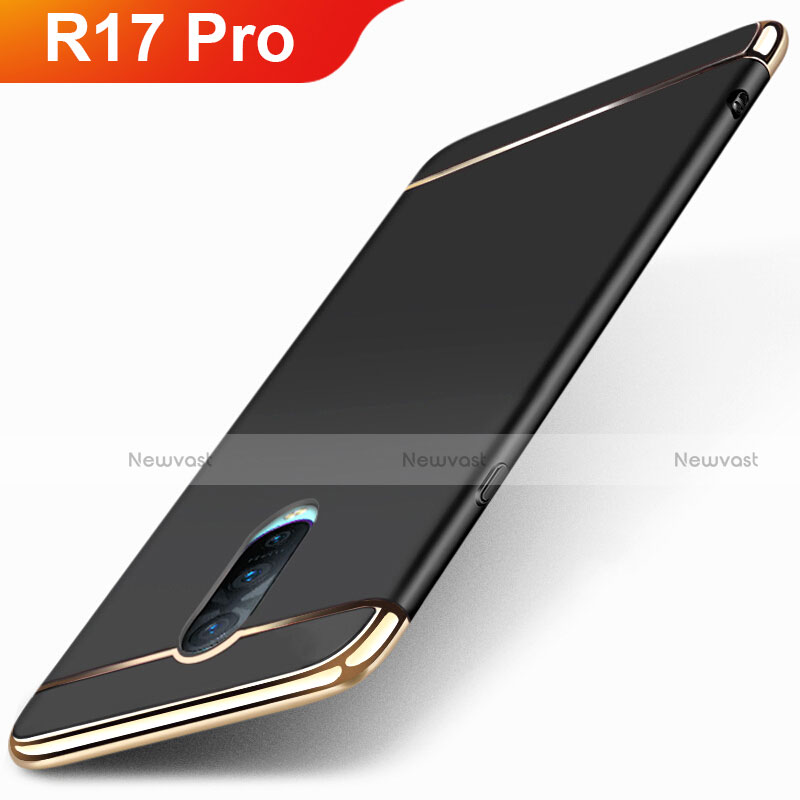 Luxury Metal Frame and Plastic Back Cover Case M01 for Oppo R17 Pro Black