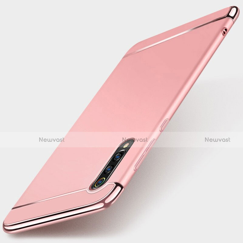 Luxury Metal Frame and Plastic Back Cover Case M01 for Xiaomi Mi 9 Lite Rose Gold