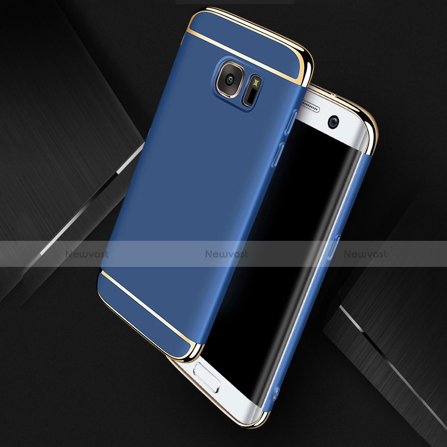 Luxury Metal Frame and Plastic Back Cover Case M05 for Samsung Galaxy S7 Edge G935F