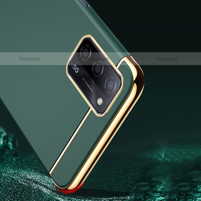 Luxury Metal Frame and Plastic Back Cover Case P02 for Oppo A55 5G