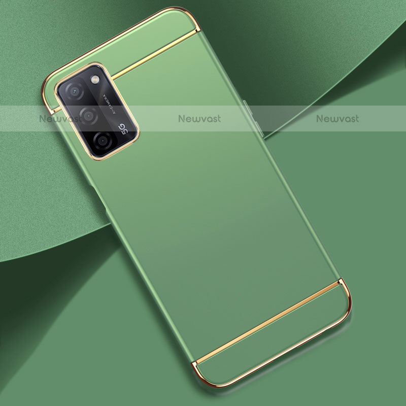 Luxury Metal Frame and Plastic Back Cover Case P02 for Oppo A55 5G
