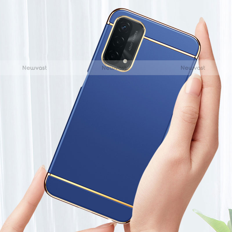 Luxury Metal Frame and Plastic Back Cover Case P02 for Oppo A93 5G