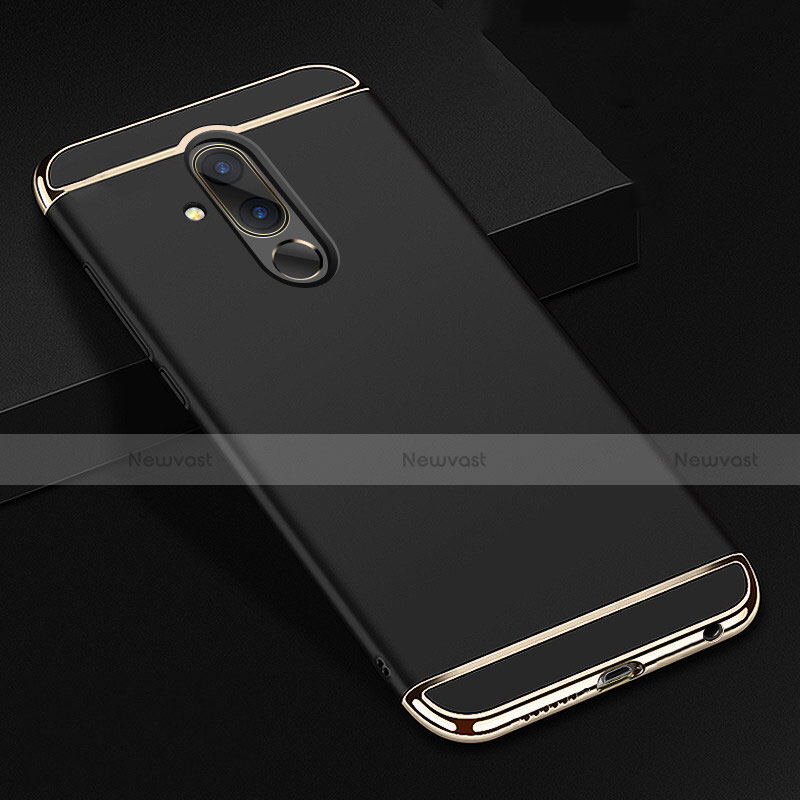 Luxury Metal Frame and Plastic Back Cover Case T01 for Huawei Mate 20 Lite Black