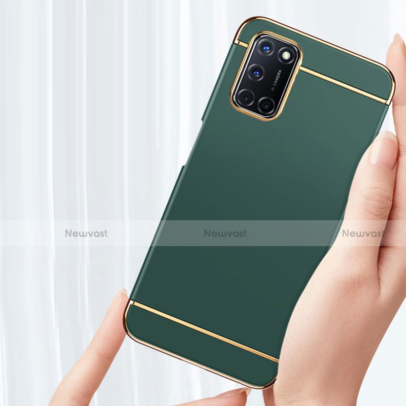 Luxury Metal Frame and Plastic Back Cover Case T01 for Oppo A72