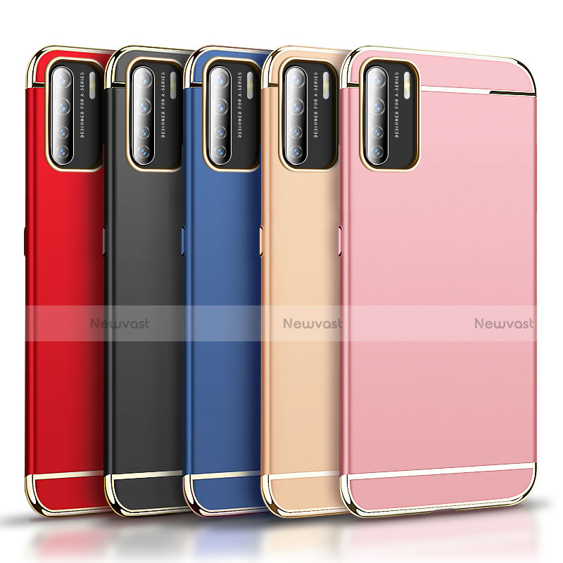 Luxury Metal Frame and Plastic Back Cover Case T02 for Oppo A91