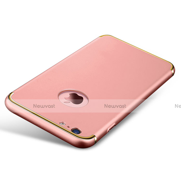 Luxury Metal Frame and Plastic Back Cover for Apple iPhone 6S Plus Rose Gold