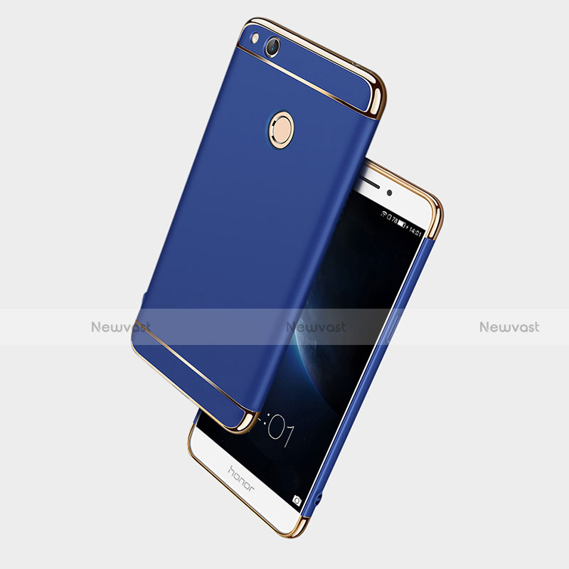 Luxury Metal Frame and Plastic Back Cover for Huawei GR3 (2017) Blue