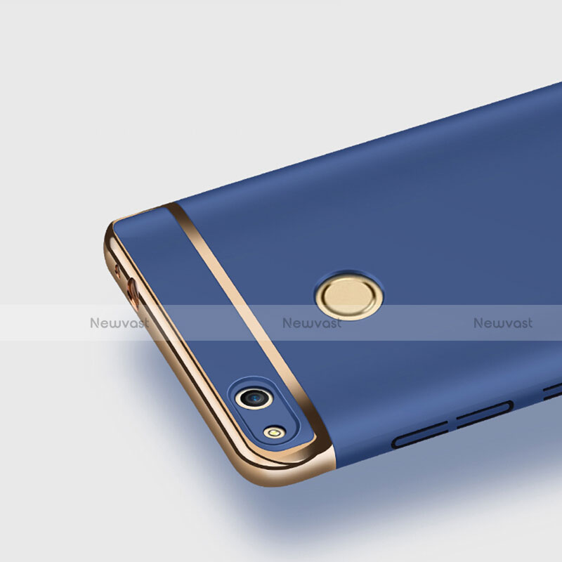 Luxury Metal Frame and Plastic Back Cover for Huawei GR3 (2017) Blue