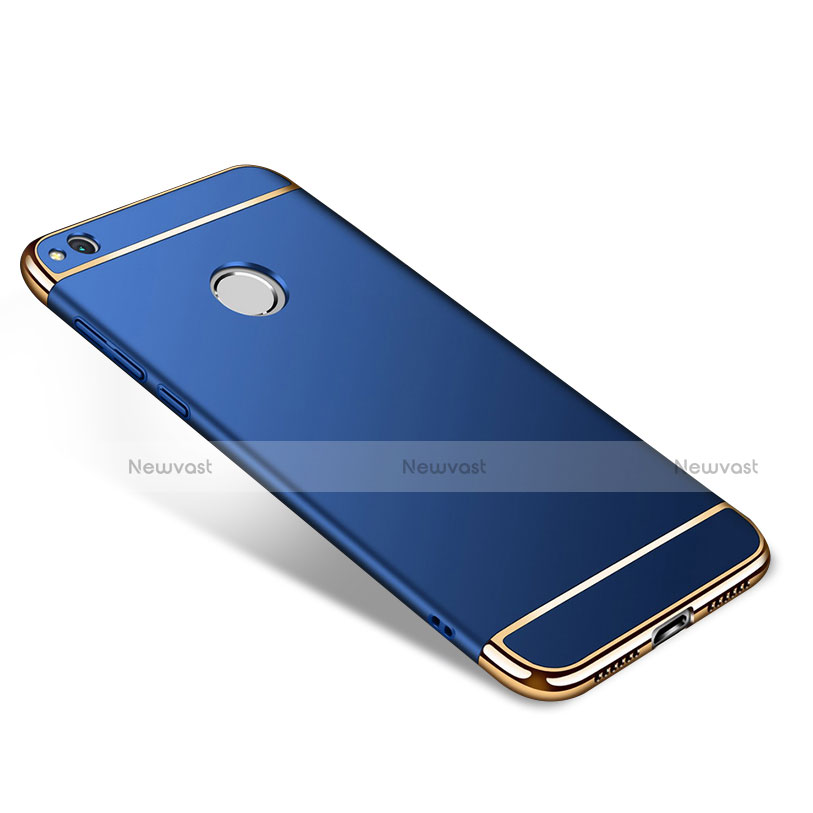 Luxury Metal Frame and Plastic Back Cover for Huawei GR3 (2017) Blue