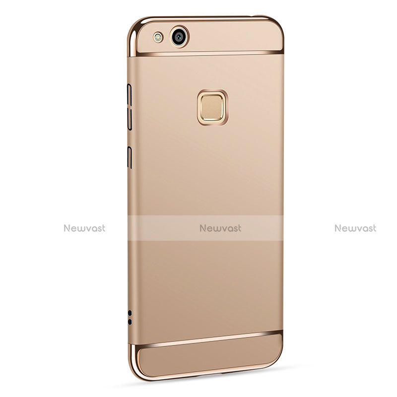 Luxury Metal Frame and Plastic Back Cover for Huawei GR3 (2017) Gold