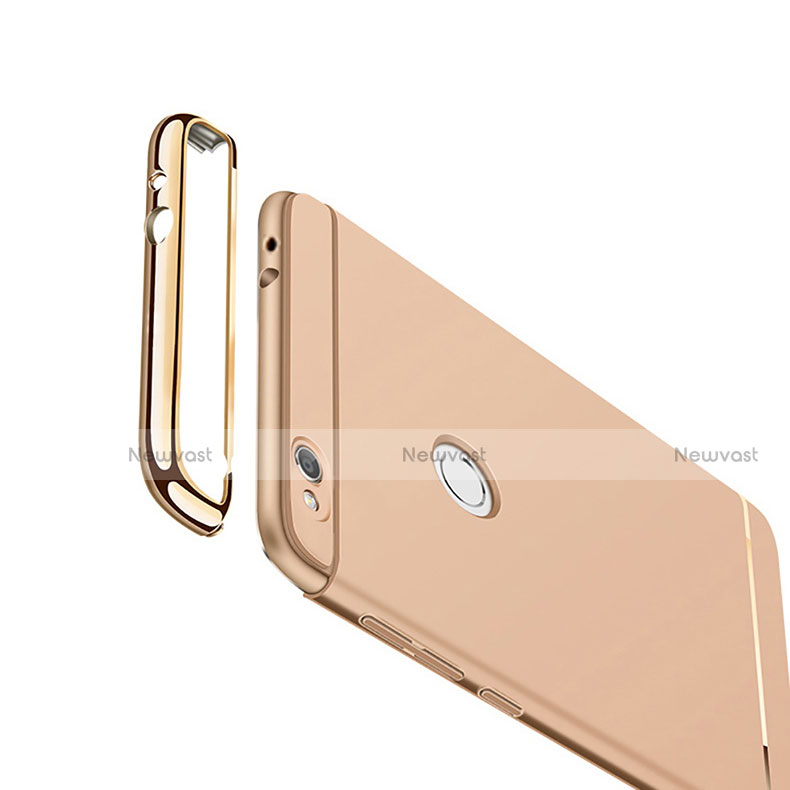 Luxury Metal Frame and Plastic Back Cover for Huawei GR3 (2017) Gold