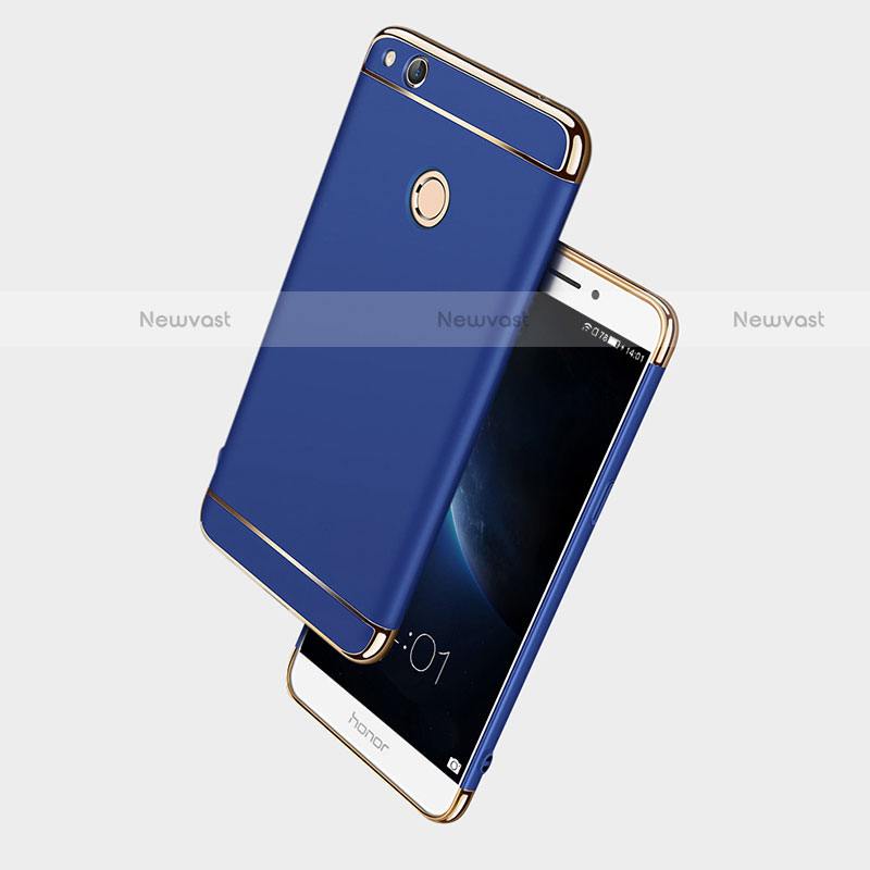 Luxury Metal Frame and Plastic Back Cover for Huawei Honor 8 Lite Blue