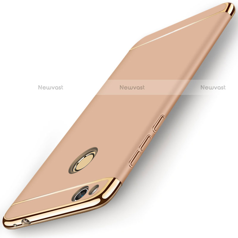 Luxury Metal Frame and Plastic Back Cover for Huawei Honor 8 Lite Gold