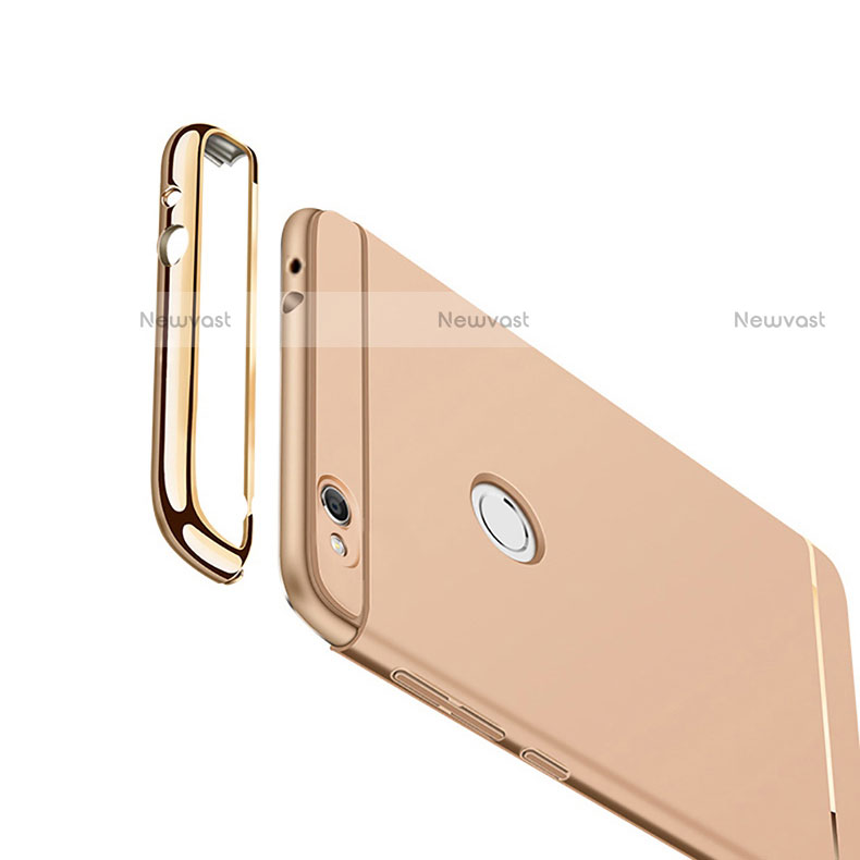 Luxury Metal Frame and Plastic Back Cover for Huawei Honor 8 Lite Gold