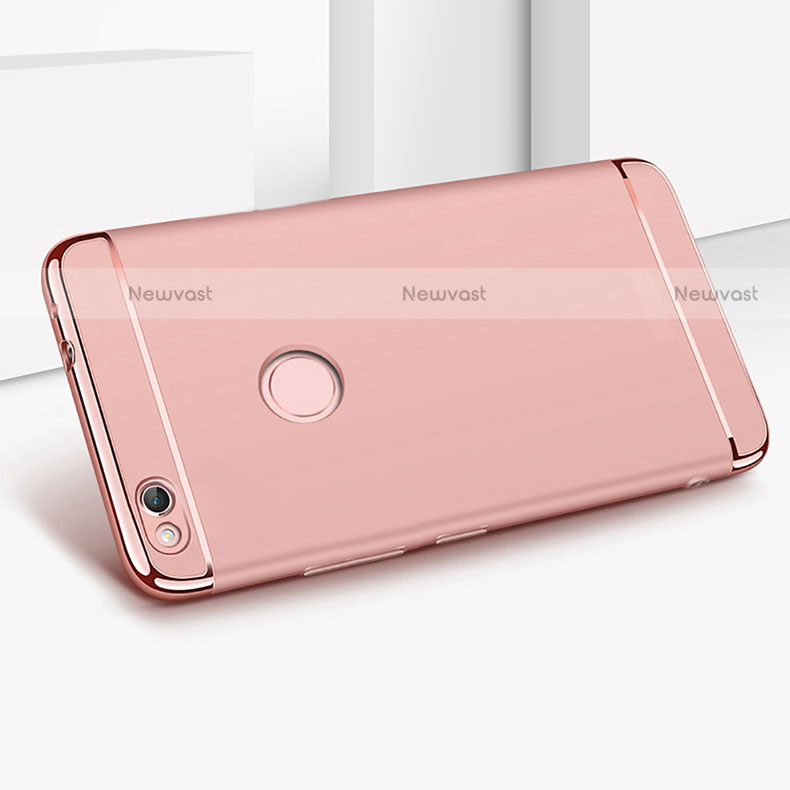 Luxury Metal Frame and Plastic Back Cover for Huawei Honor 8 Lite Rose Gold