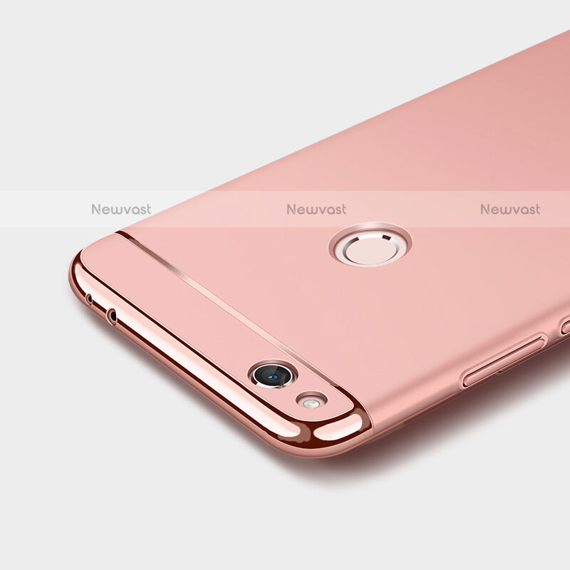 Luxury Metal Frame and Plastic Back Cover for Huawei Honor 8 Lite Rose Gold