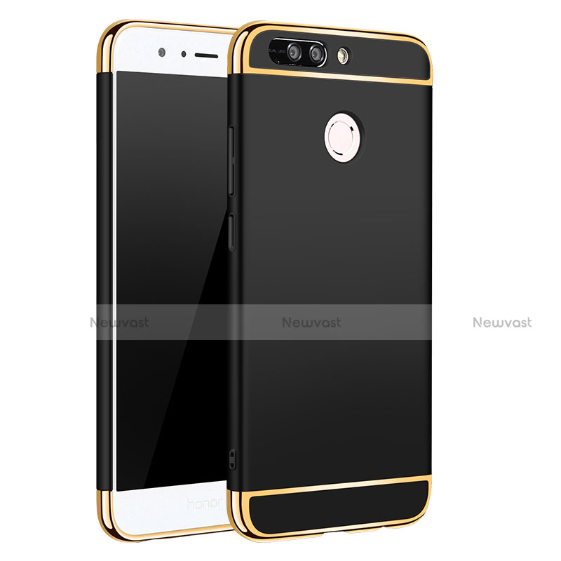 Luxury Metal Frame and Plastic Back Cover for Huawei Honor 8 Pro Black