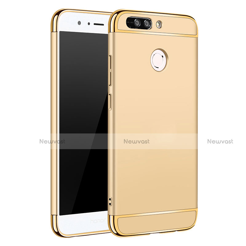 Luxury Metal Frame and Plastic Back Cover for Huawei Honor 8 Pro Gold