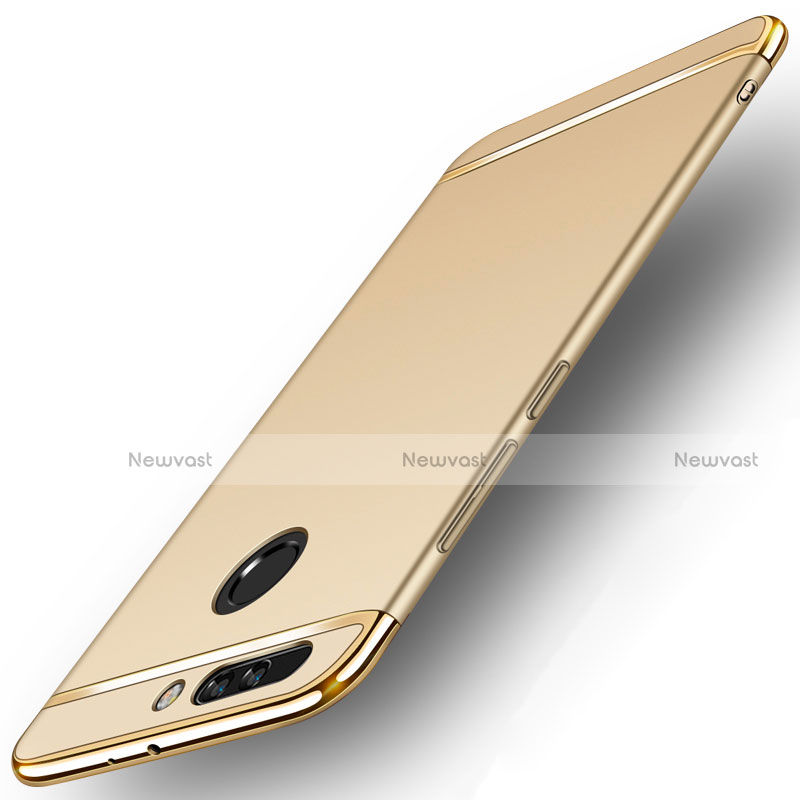 Luxury Metal Frame and Plastic Back Cover for Huawei Honor 8 Pro Gold