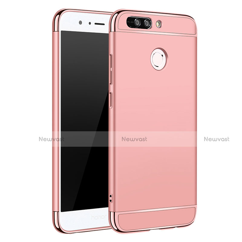 Luxury Metal Frame and Plastic Back Cover for Huawei Honor 8 Pro Rose Gold