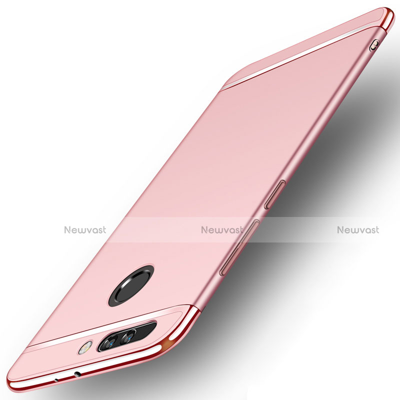 Luxury Metal Frame and Plastic Back Cover for Huawei Honor 8 Pro Rose Gold