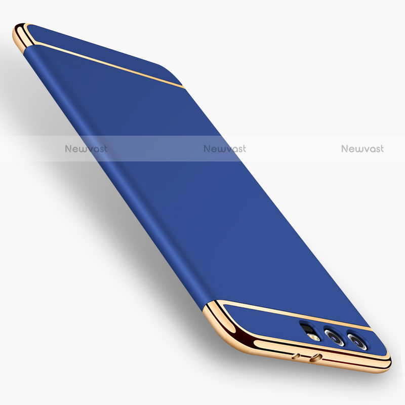 Luxury Metal Frame and Plastic Back Cover for Huawei Honor 9 Blue