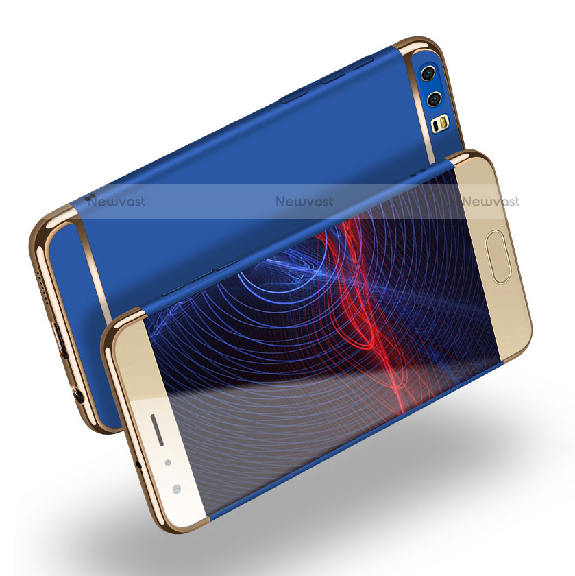 Luxury Metal Frame and Plastic Back Cover for Huawei Honor 9 Blue