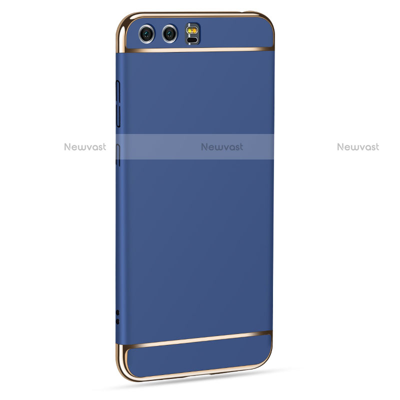 Luxury Metal Frame and Plastic Back Cover for Huawei Honor 9 Blue