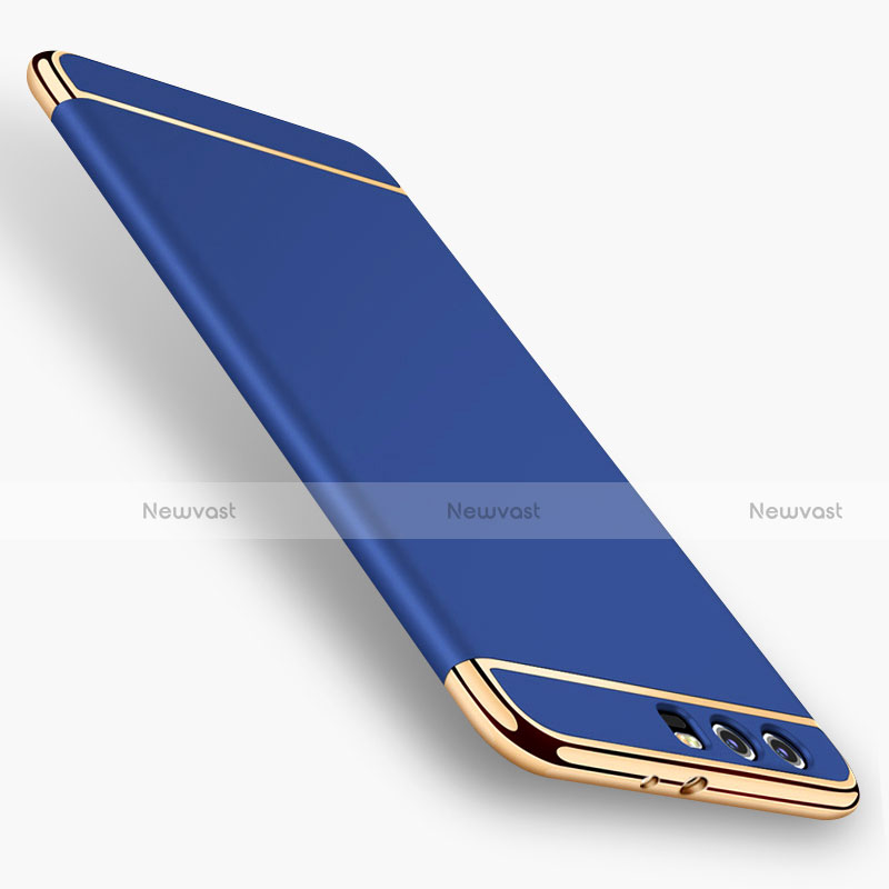 Luxury Metal Frame and Plastic Back Cover for Huawei Honor 9 Premium Blue