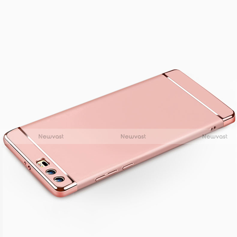 Luxury Metal Frame and Plastic Back Cover for Huawei Honor 9 Premium Rose Gold