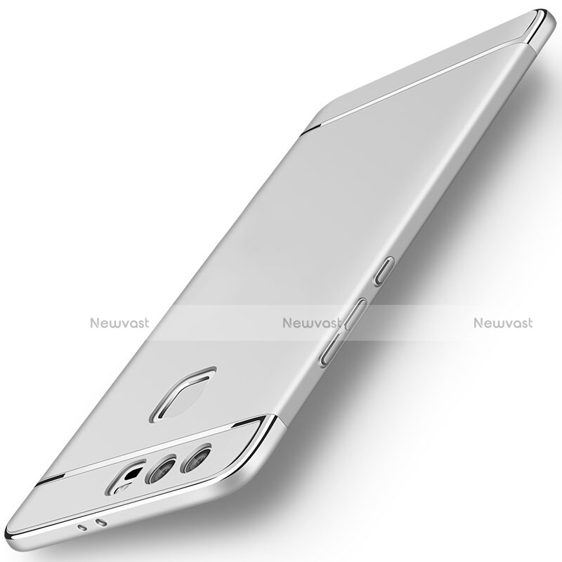 Luxury Metal Frame and Plastic Back Cover for Huawei Honor 9 Premium Silver