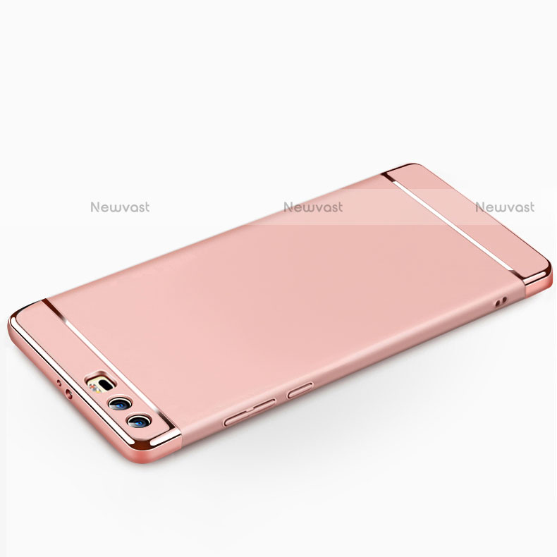 Luxury Metal Frame and Plastic Back Cover for Huawei Honor 9 Rose Gold