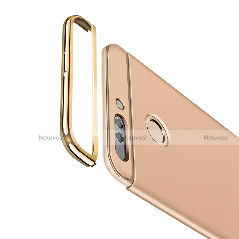 Luxury Metal Frame and Plastic Back Cover for Huawei Honor V9 Gold