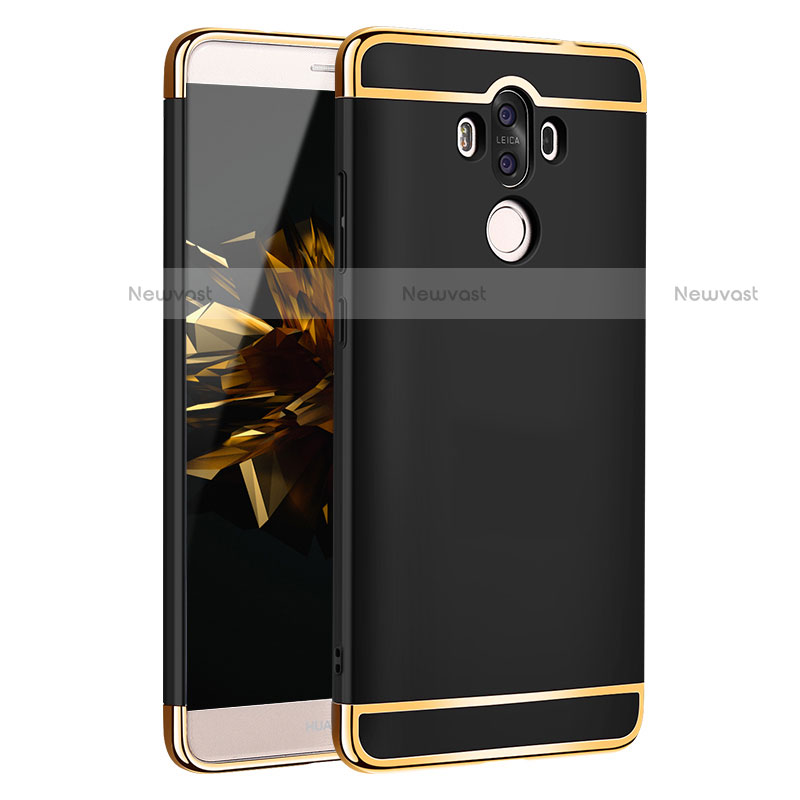 Luxury Metal Frame and Plastic Back Cover for Huawei Mate 9 Black