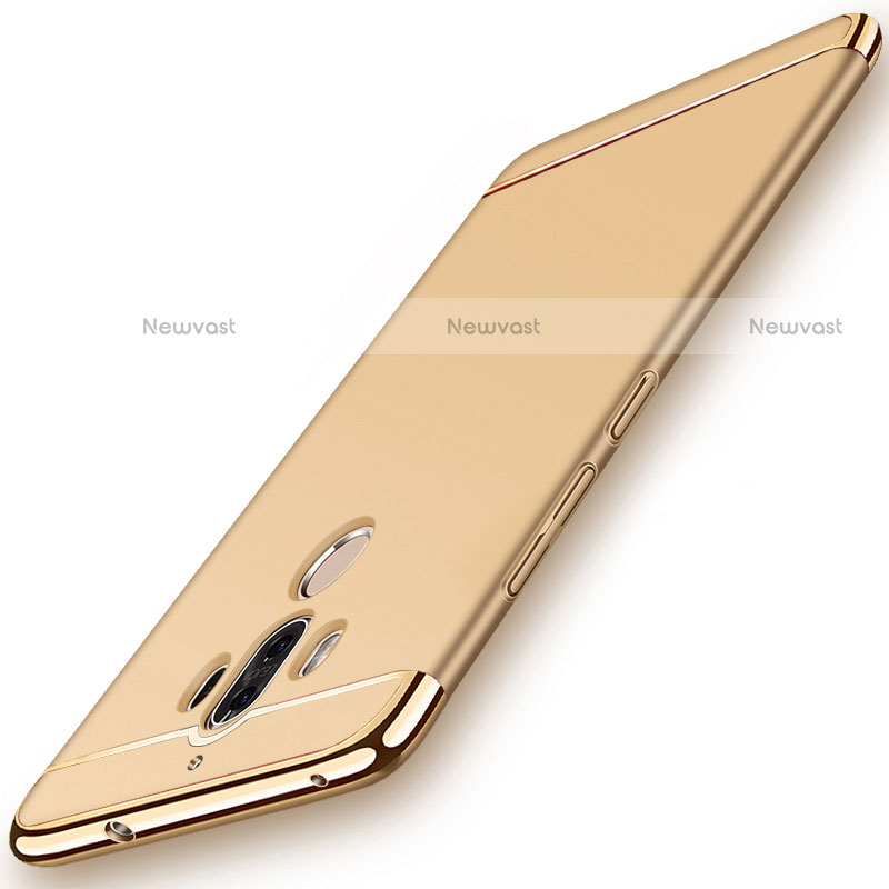 Luxury Metal Frame and Plastic Back Cover for Huawei Mate 9 Gold