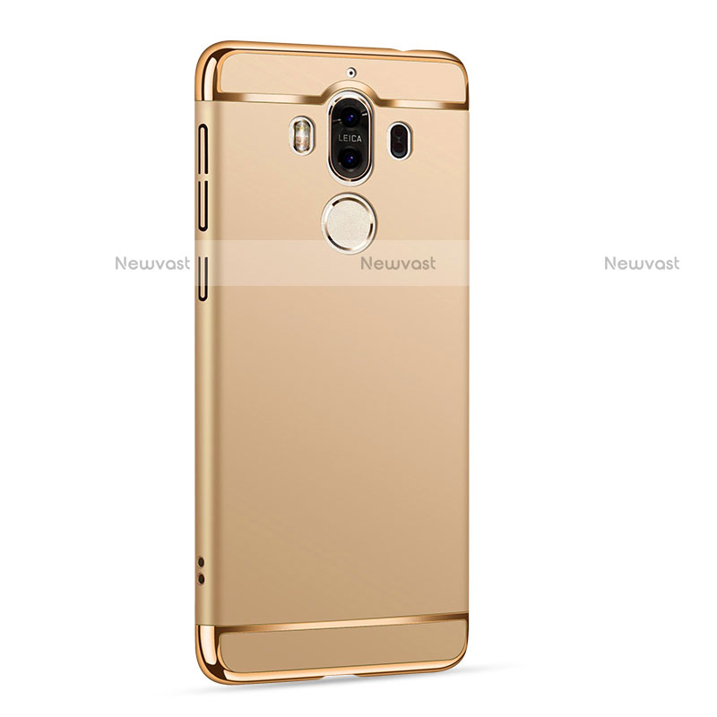 Luxury Metal Frame and Plastic Back Cover for Huawei Mate 9 Gold