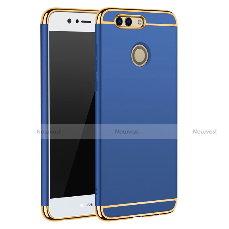 Luxury Metal Frame and Plastic Back Cover for Huawei Nova 2 Blue