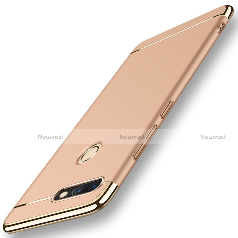 Luxury Metal Frame and Plastic Back Cover for Huawei Nova 2 Gold