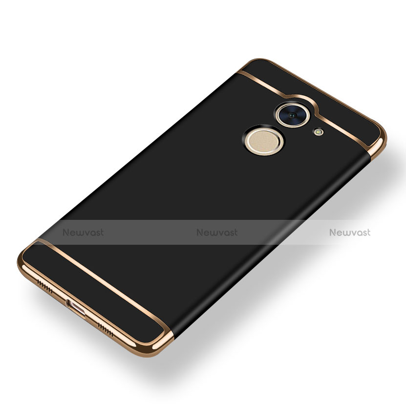 Luxury Metal Frame and Plastic Back Cover for Huawei Y7 Prime Black