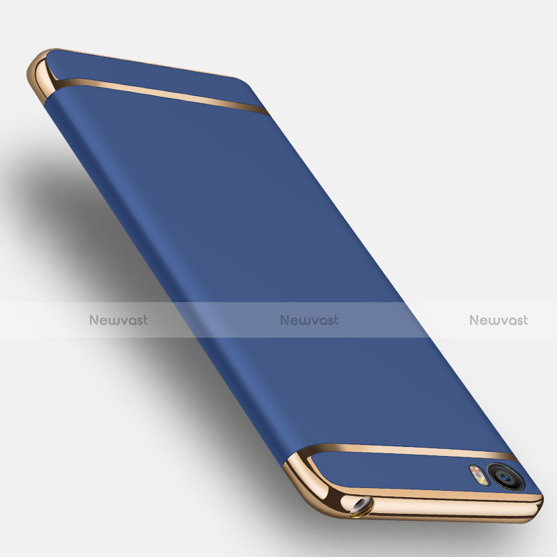 Luxury Metal Frame and Plastic Back Cover for Xiaomi Mi 5 Blue
