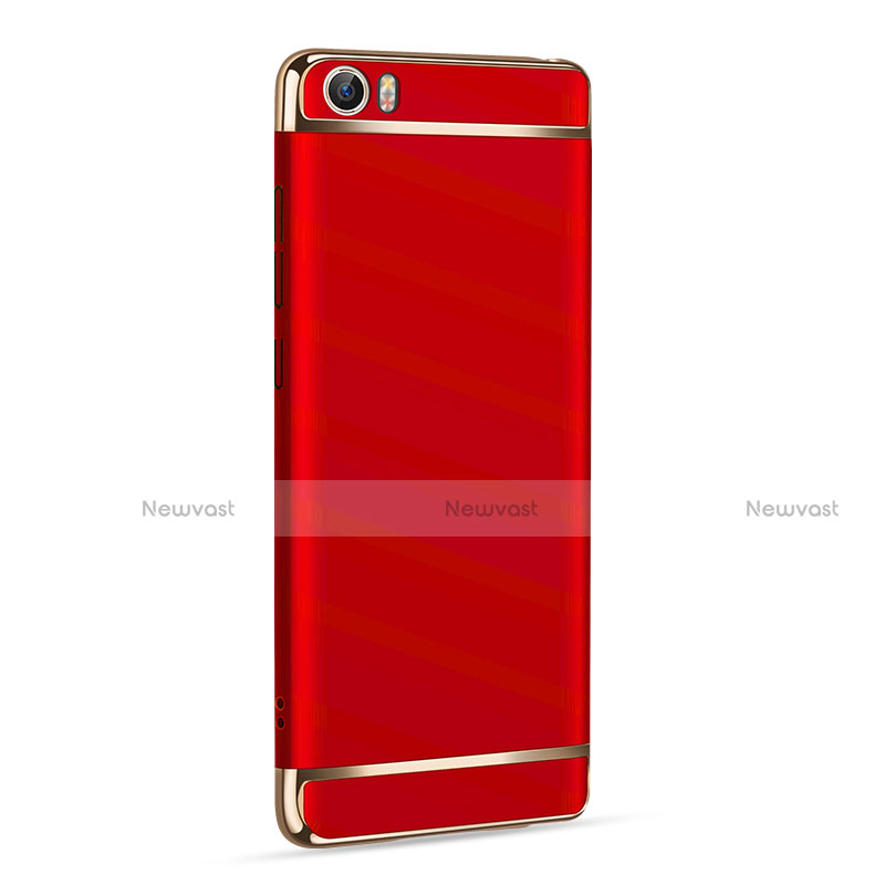 Luxury Metal Frame and Plastic Back Cover for Xiaomi Mi 5 Red