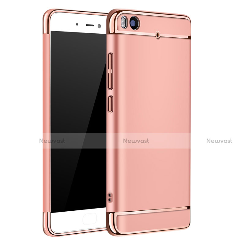 Luxury Metal Frame and Plastic Back Cover for Xiaomi Mi 5S 4G Rose Gold