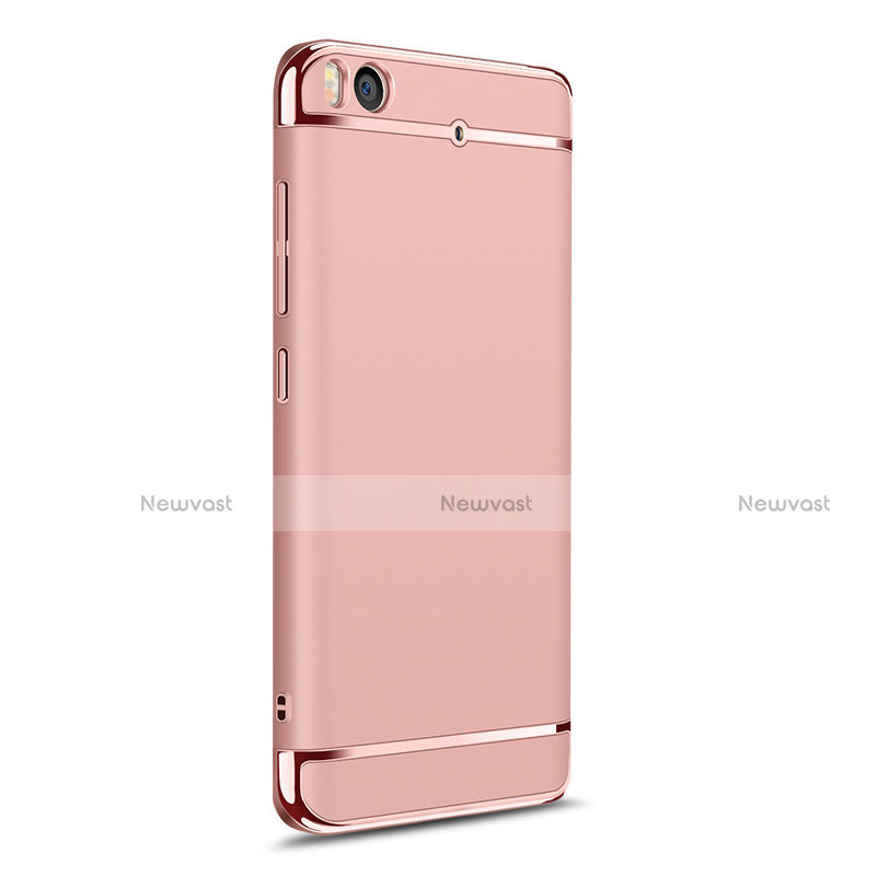 Luxury Metal Frame and Plastic Back Cover for Xiaomi Mi 5S 4G Rose Gold