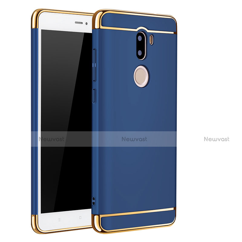 Luxury Metal Frame and Plastic Back Cover for Xiaomi Mi 5S Plus Blue