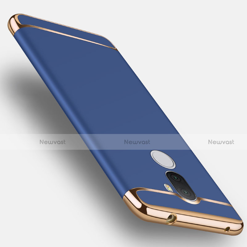 Luxury Metal Frame and Plastic Back Cover for Xiaomi Mi 5S Plus Blue