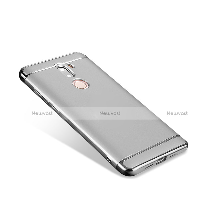 Luxury Metal Frame and Plastic Back Cover for Xiaomi Mi 5S Plus Silver